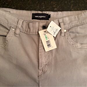Karl Lagerfeld Light Gray Slim Men's Jeans